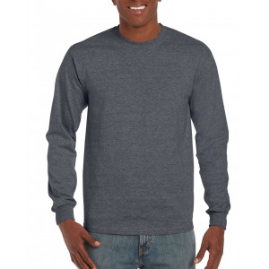 Gildan Ultra f�rfi hossz�ujj� p�l�, Dark Heather