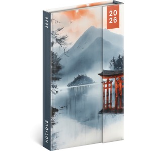 M�gnessel z�r�d� agenda Japan 2026, 13 x 21 cm