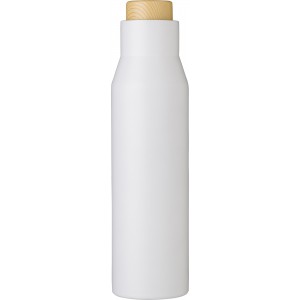 Rozsdamentes ac�l, duplafal� palack, 500 ml, feh�r